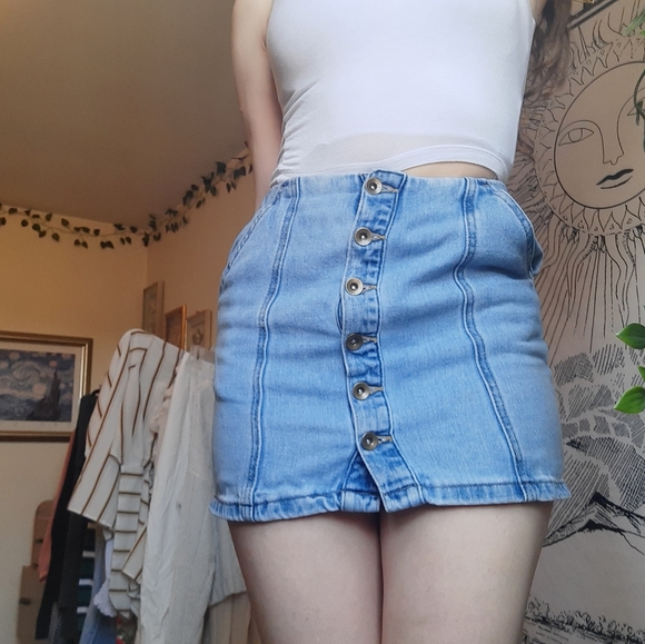 Forever 21 Denim Mini Skirt